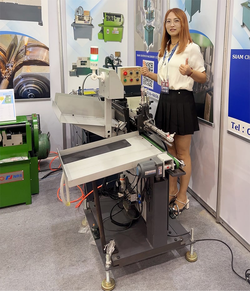 Tråd Rolling Machine på Thailand Industry Exhibition 2025